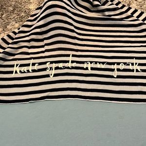 Kate Spade black and white scarf
